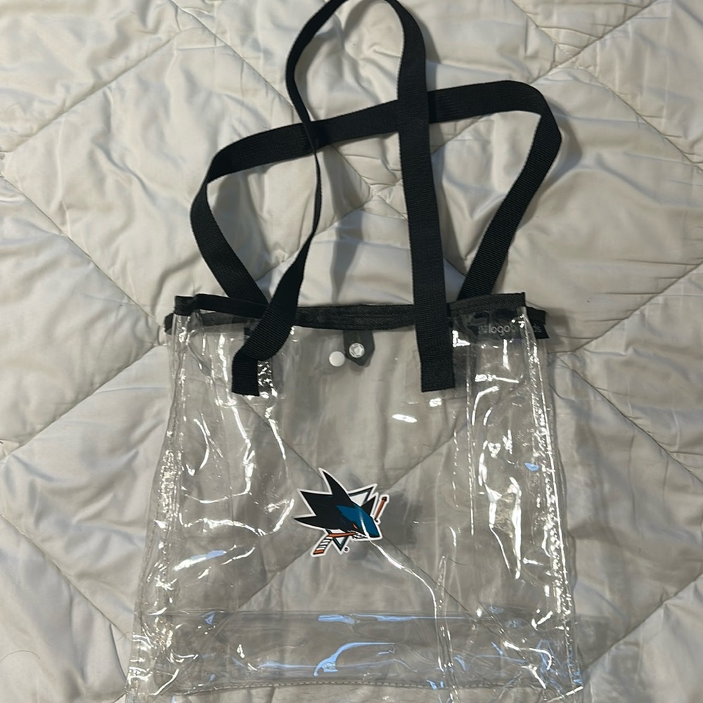 San Jose Sharks stadium bag.